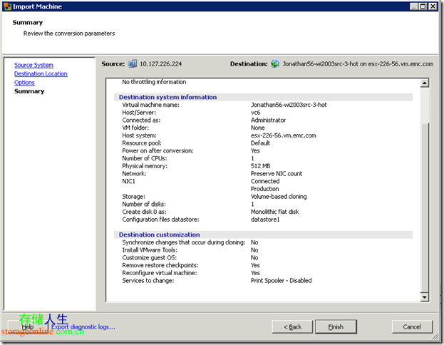 VMware vCenter vConvert P2VתΪ