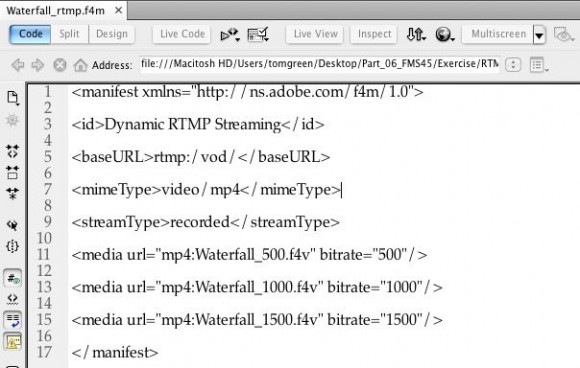 flash  Flash Media Server 4.5入门 第六部分：HTTP动态流的使用